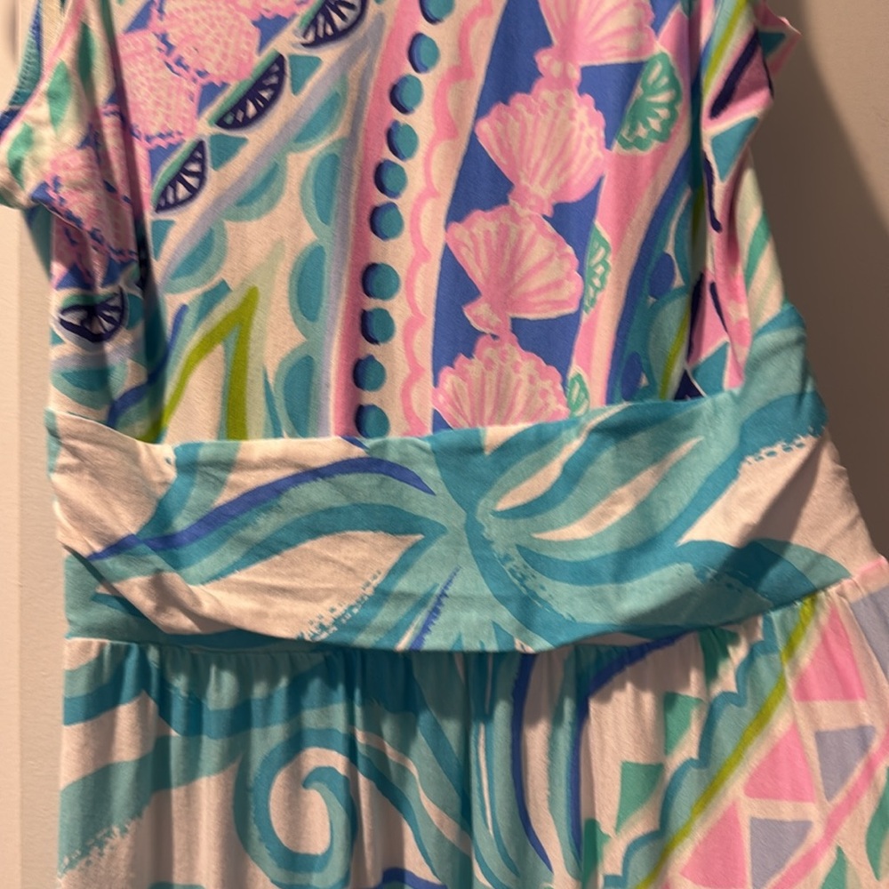 Colorful Patterned Maxi Dress - Picture 3 of 5